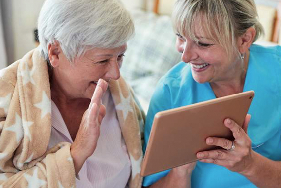 Moderne Technik im Pflegealltag